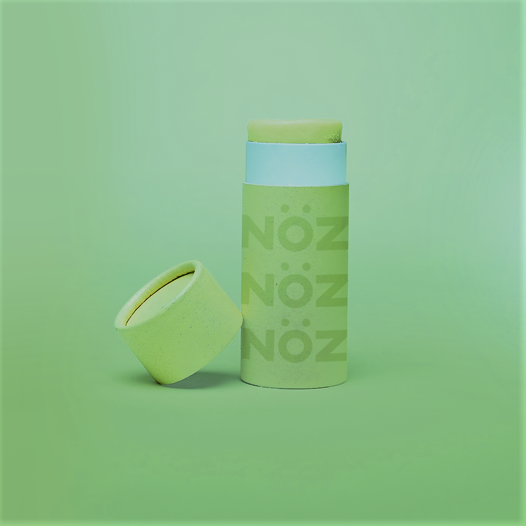 Buy the Nözscreen Sensitive stick-formula in the color Cool Sage green!